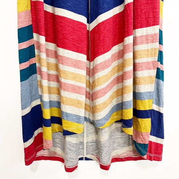 BOGO! NEW Anthropologie Saturday Sunday Chevron Stripe Maxi Dress Large - Picture 5 of 9